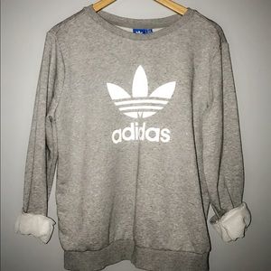 Grey Adidas Crewneck